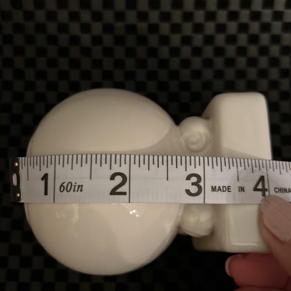 Vintage White Fiesta Ware Bulb Candle Holders - Picture 6 of 7